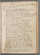 Image of manuscript page 1 of Part of Poore